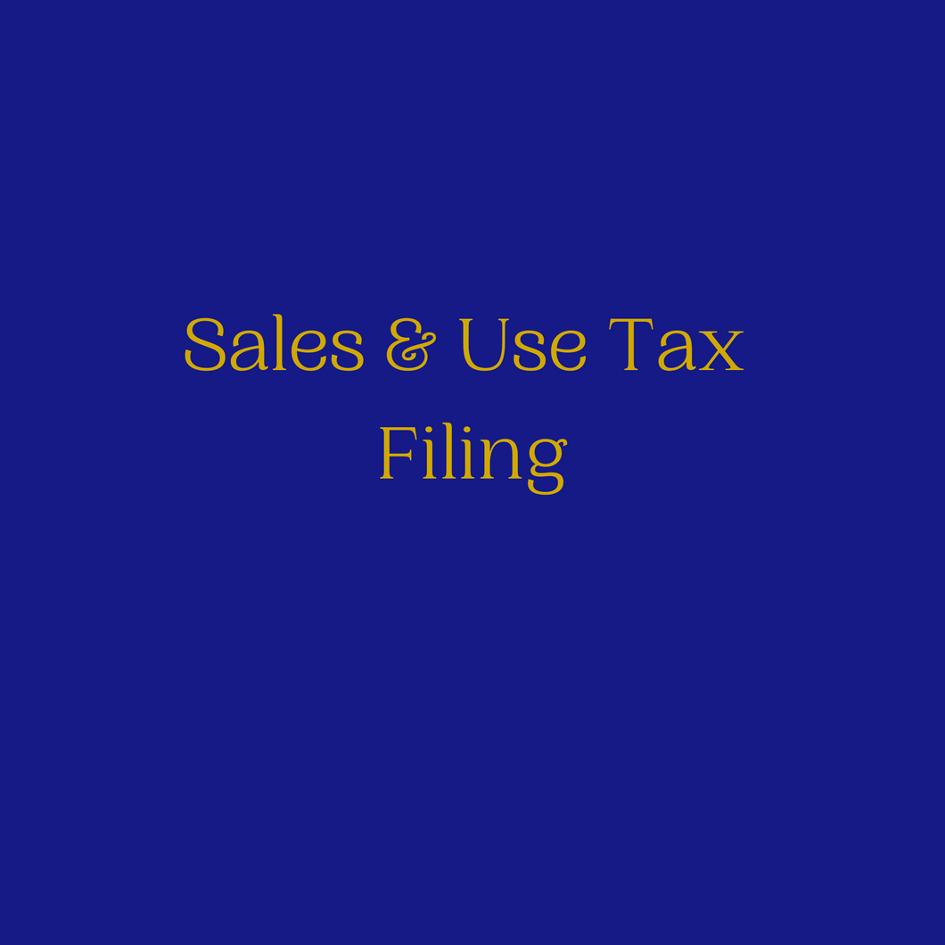 Sales & Use Tax Filing Returns